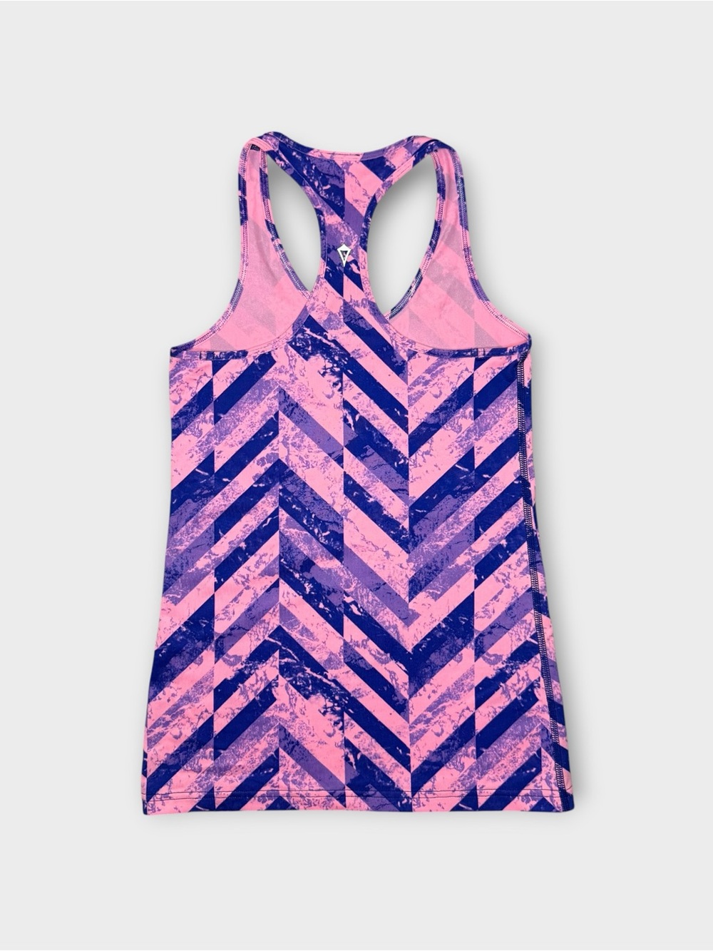 Ivivva by Lululemon Keep Your Cool Purple Blue & Pink Chevron Pattern Tank Top - Picture 4 of 4